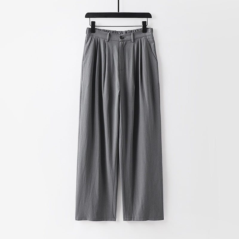 Milo Mid-Rise Linen Trousers
