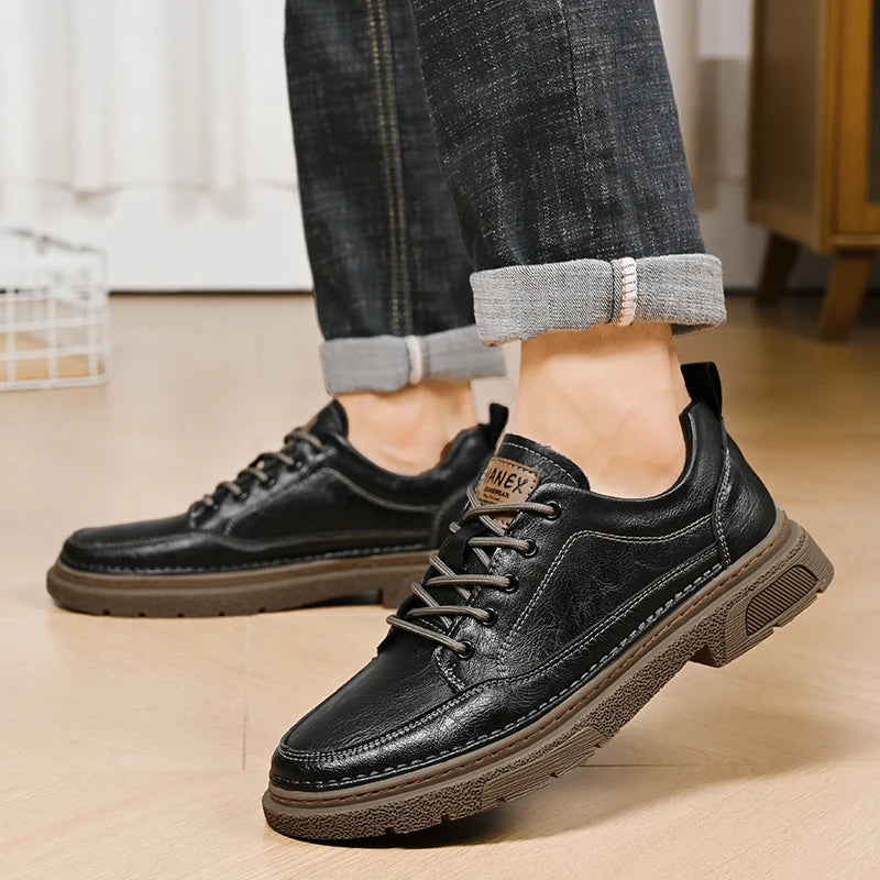 Garret Leather Sneakers