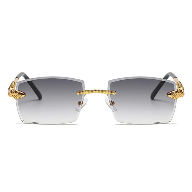 Magnus Sterling Rimless Sunglasses