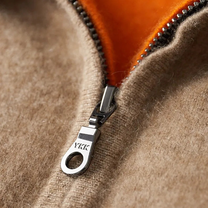Koji Reversible Cashmere Zip Jacket