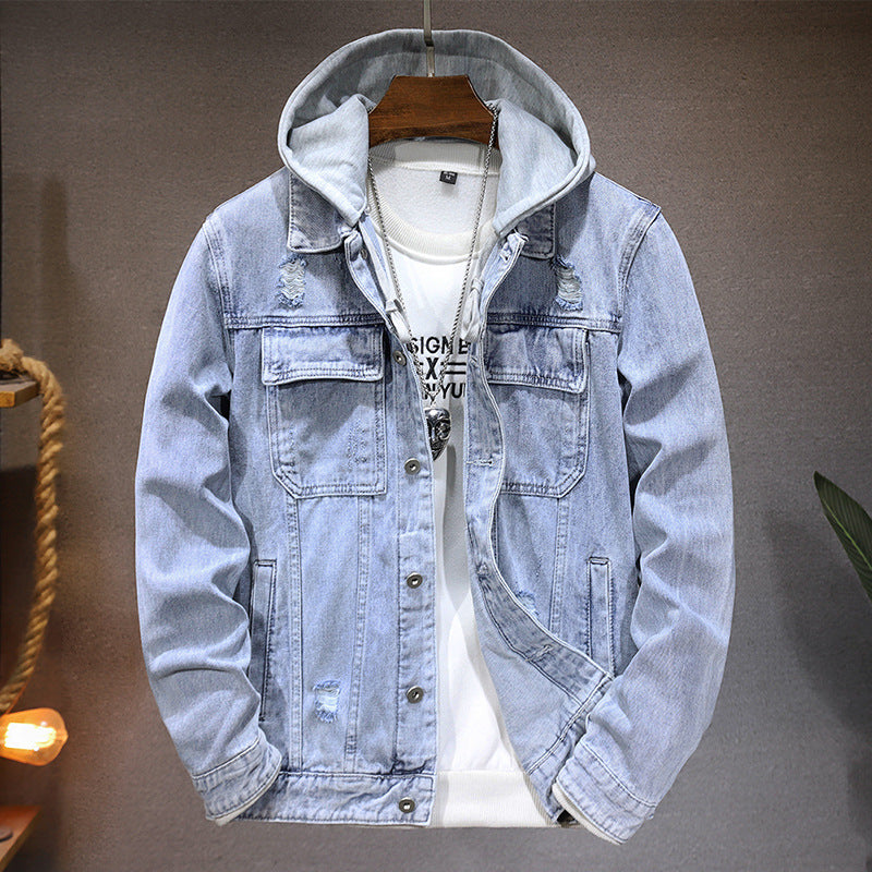 Bennett Urban Hooded Denim Jacket