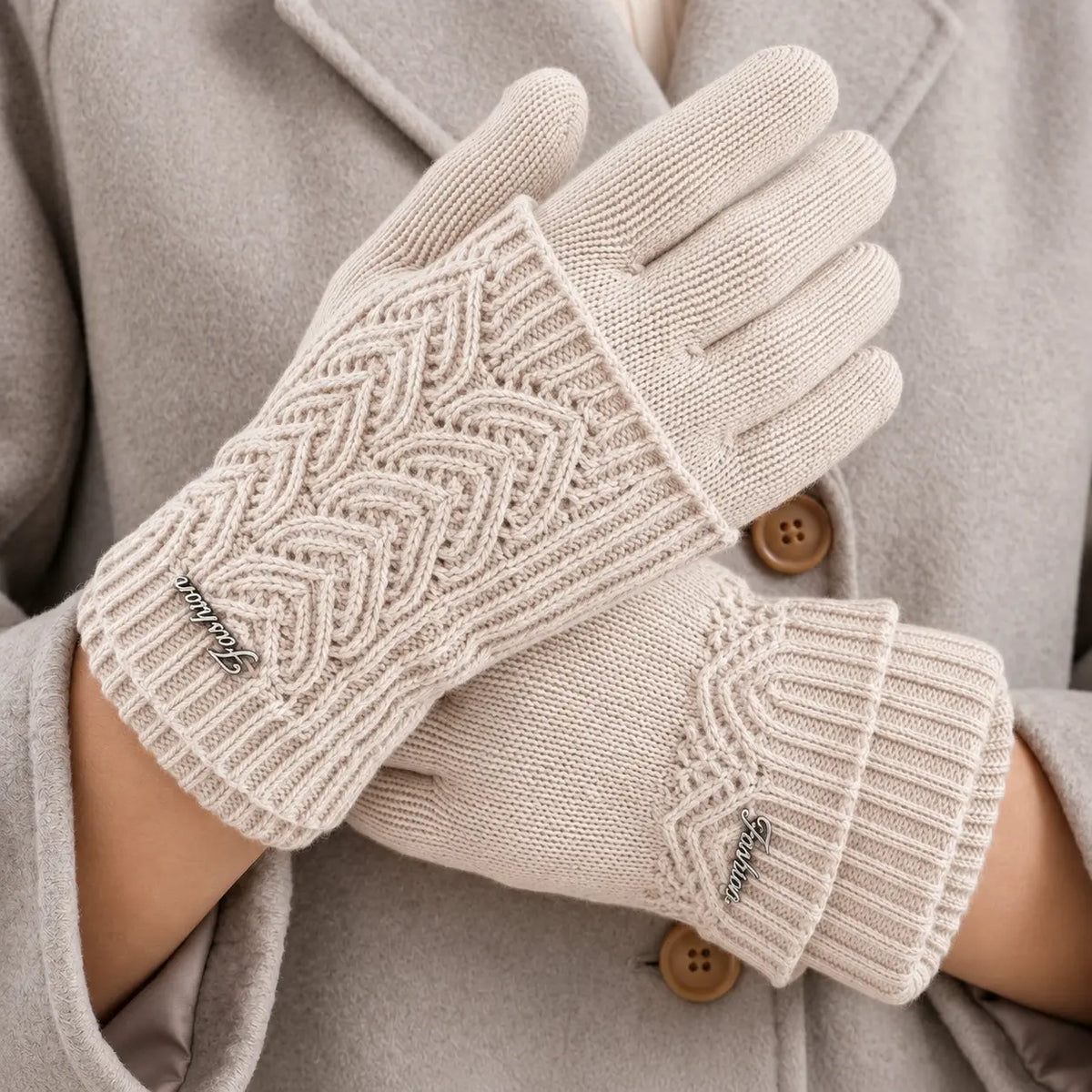 Elara Touchscreen Cashmere Gloves