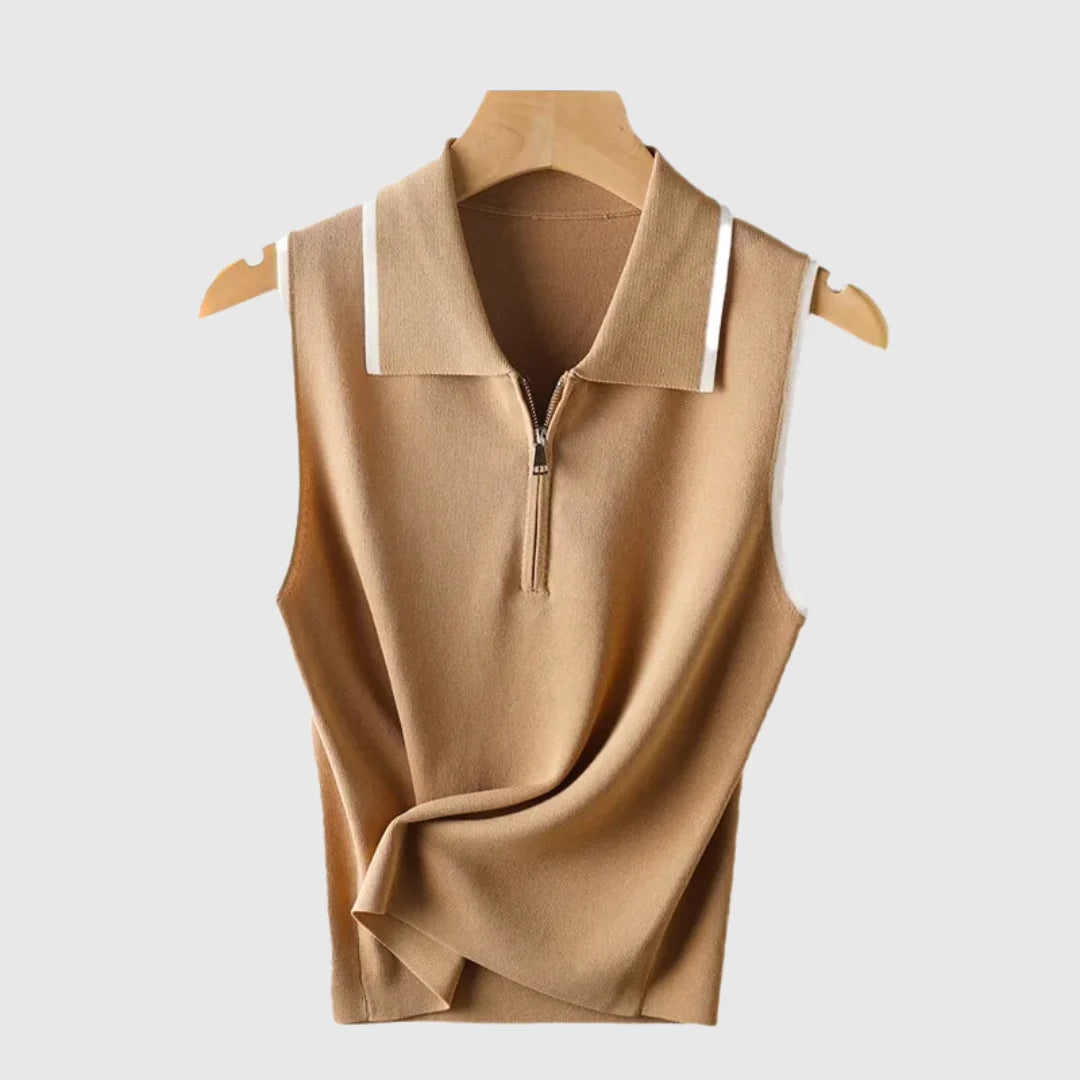 Evelyn Grace Zippered Top