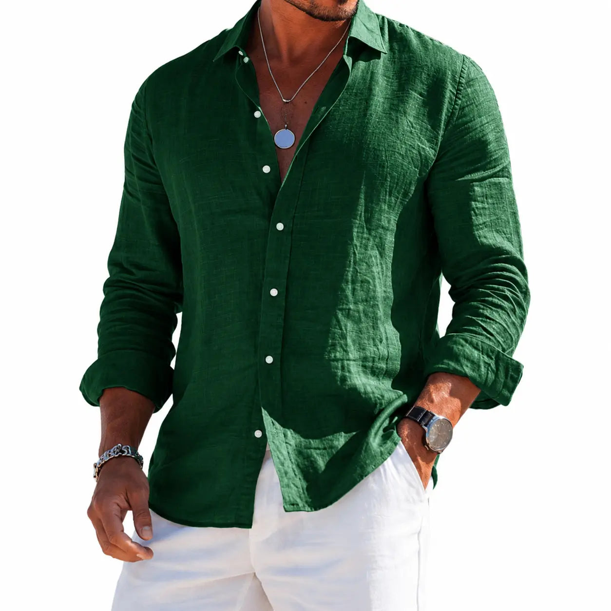 Sirocco Linen Long Sleeve Shirt