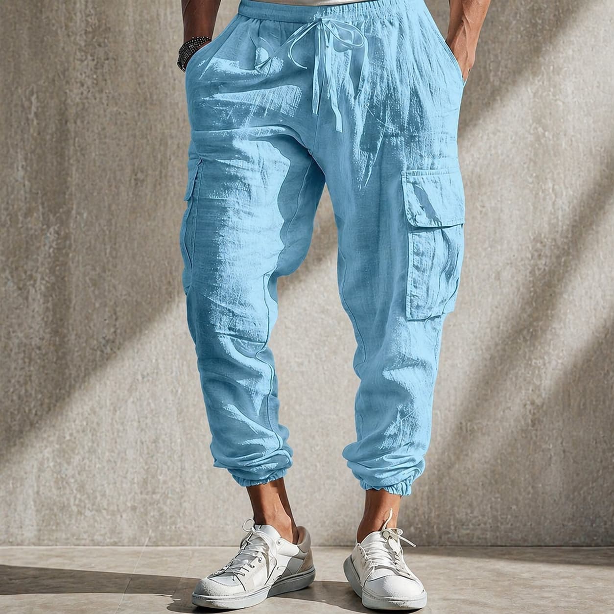 Reeve Linen Cargo Pants