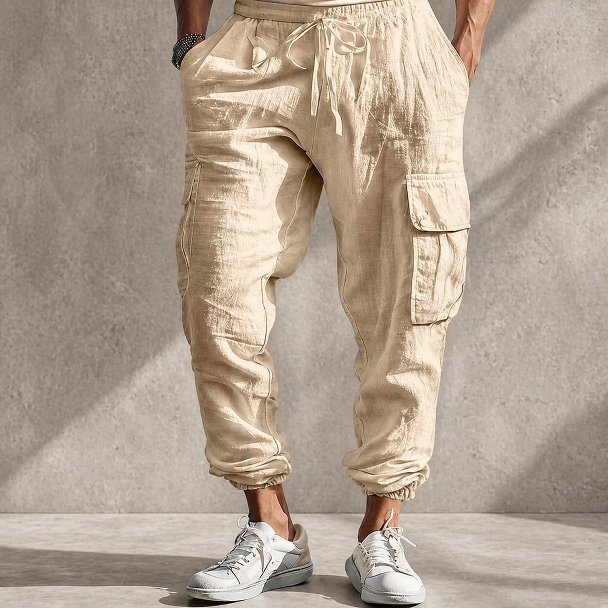 Reeve Linen Cargo Pants