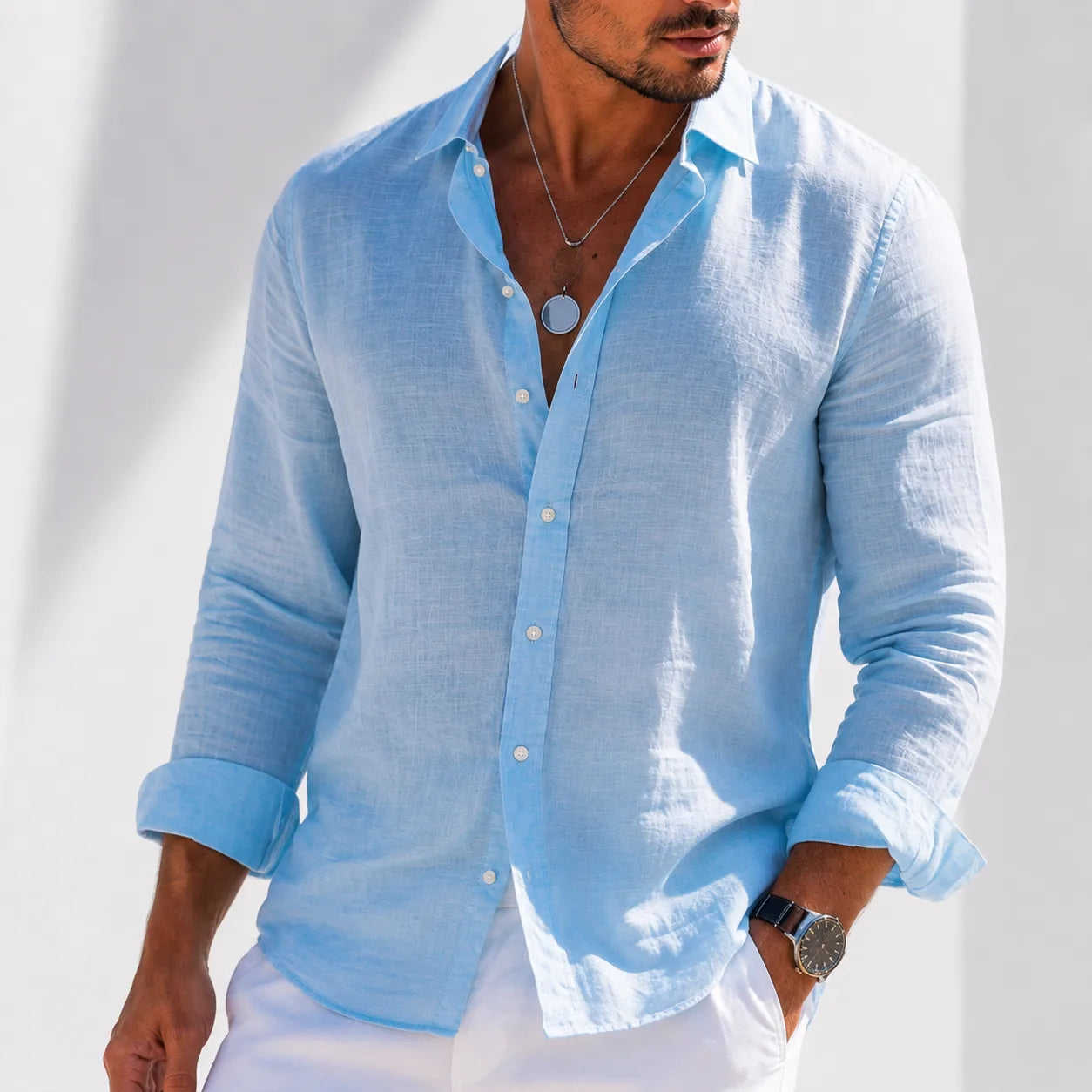 Sirocco Linen Long Sleeve Shirt