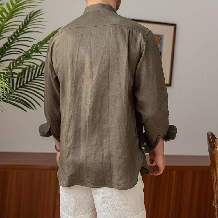 Nolan Natural Linen Shirt