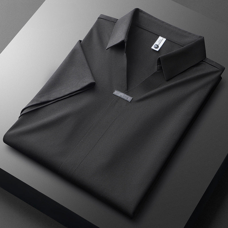 Cornelio Cotton Silk Polo Shirt
