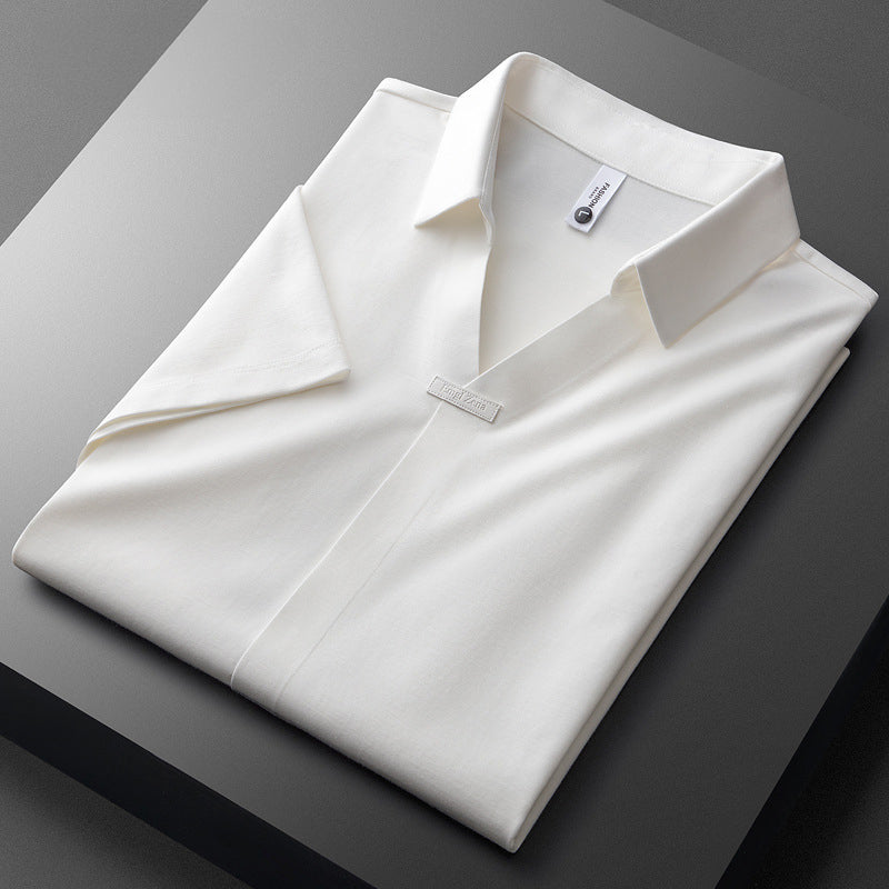Cornelio Cotton Silk Polo Shirt