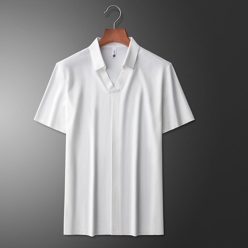 Cornelio Cotton Silk Polo Shirt