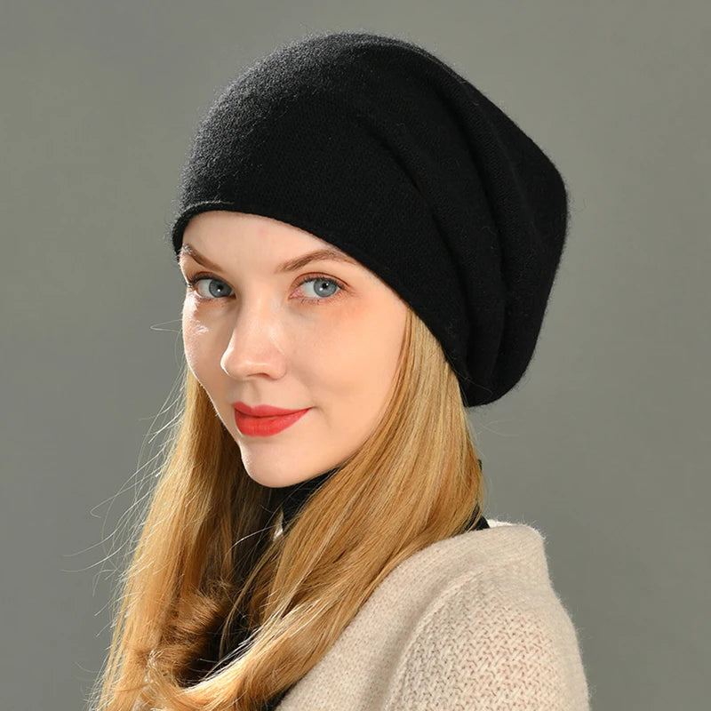 Harriet Cashmere Wool Beanie