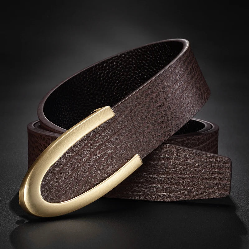 Colton Minimalistic 100% Cowskin Leather Belt