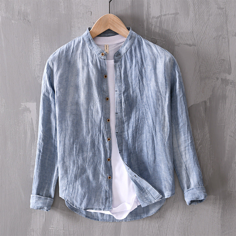 Toshiro 100% Linen Long Sleeve