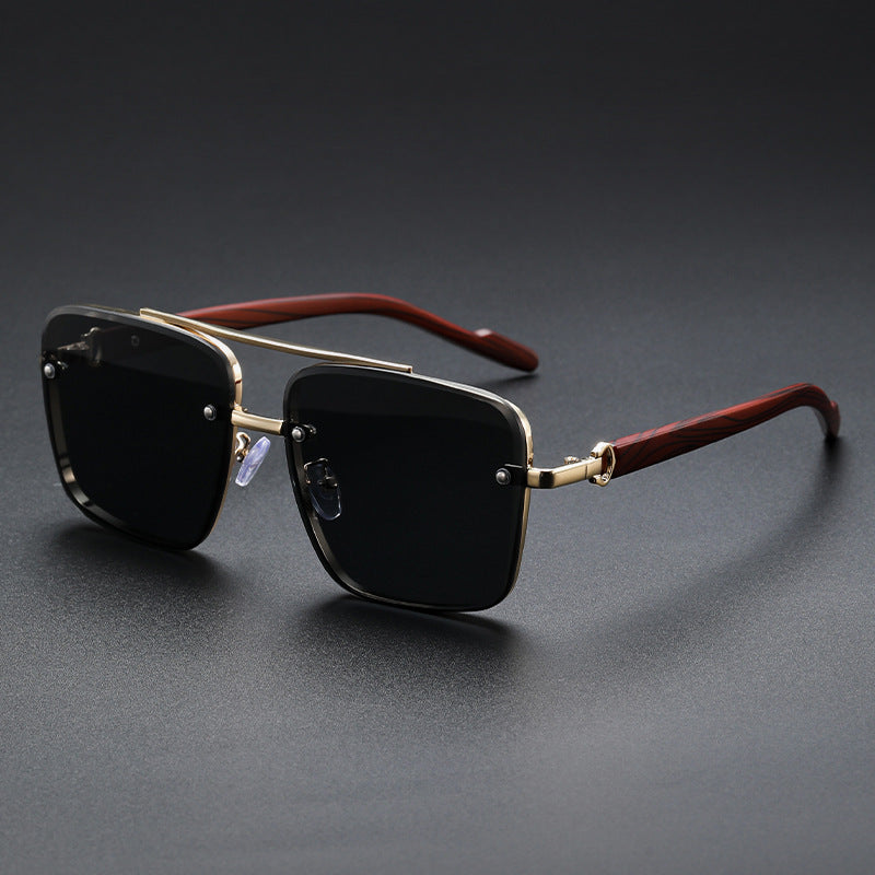 Beckett Square Wood Sunglasses
