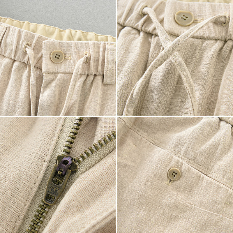 Elliot Cotton-Linen Pants
