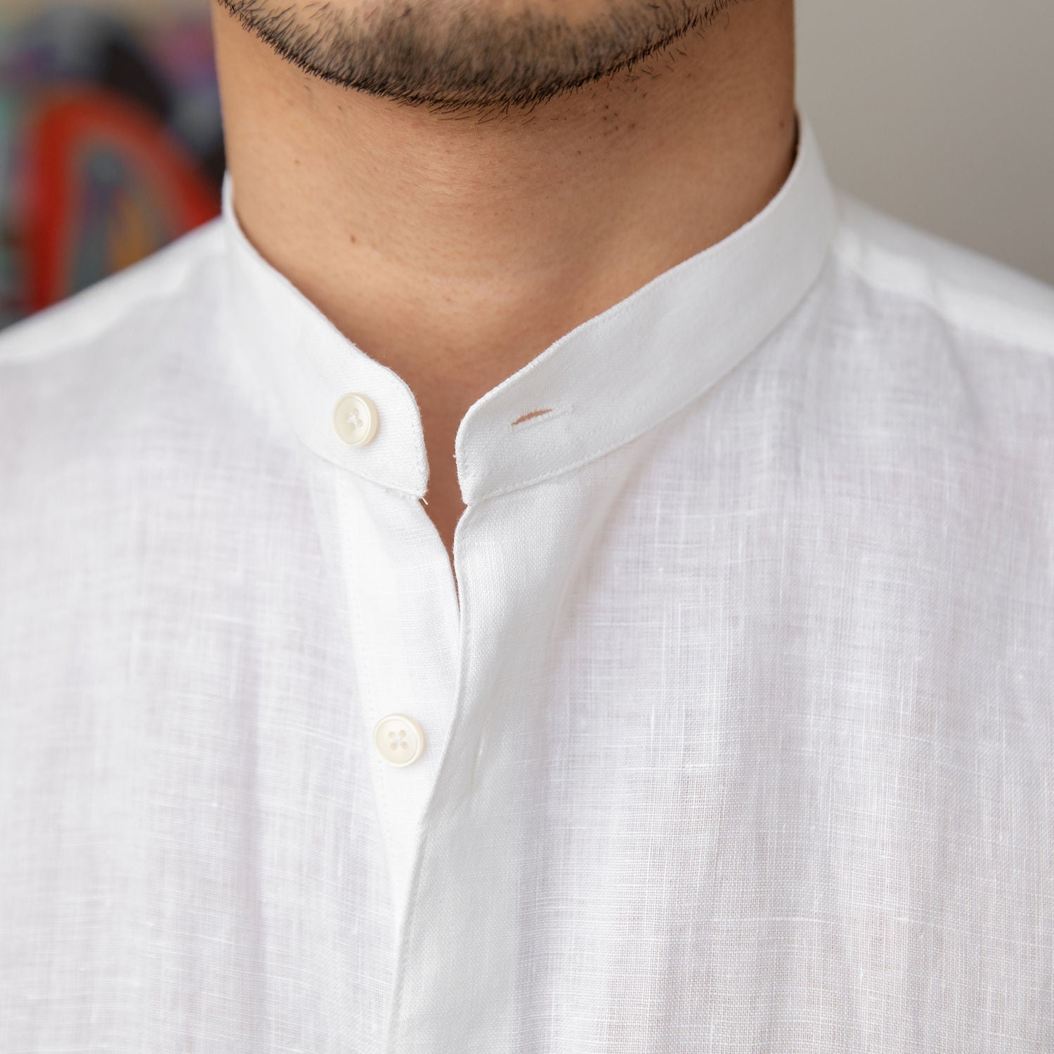 Nolan Natural Linen Shirt
