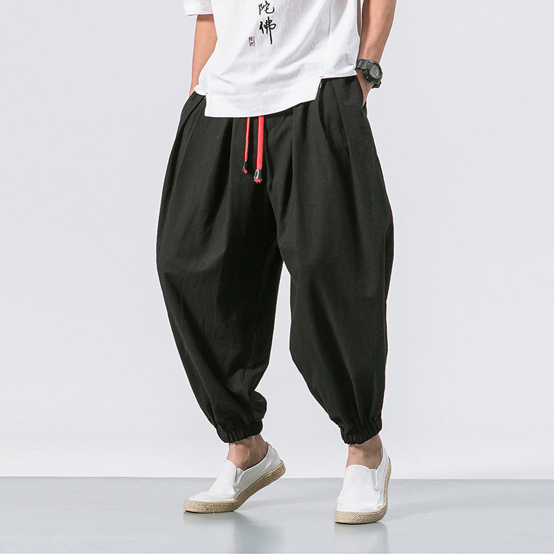 Kaito Oversized Cotton Linen Pants