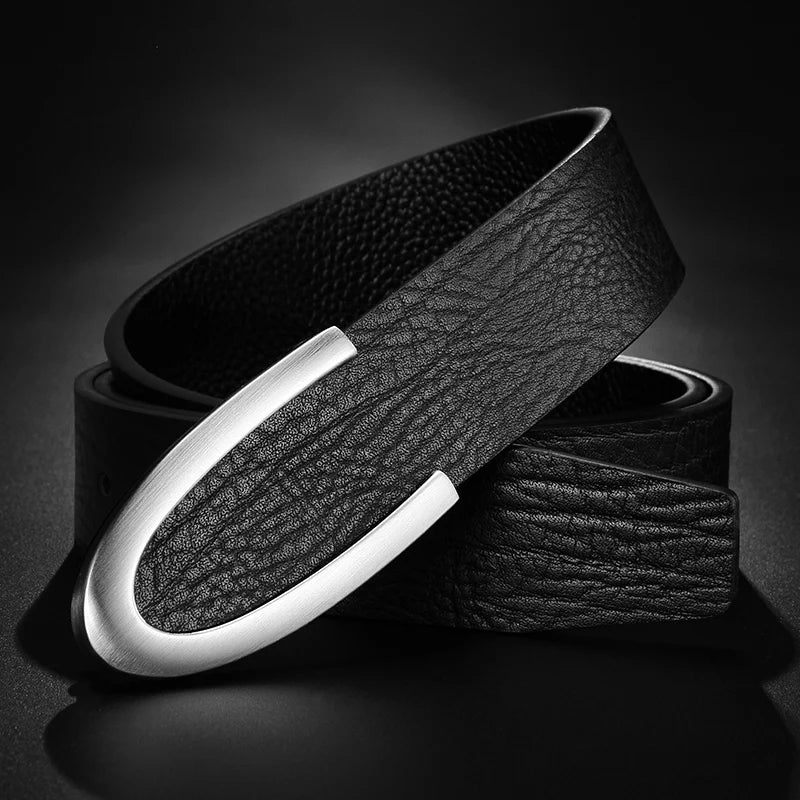 Colton Minimalistic 100% Cowskin Leather Belt