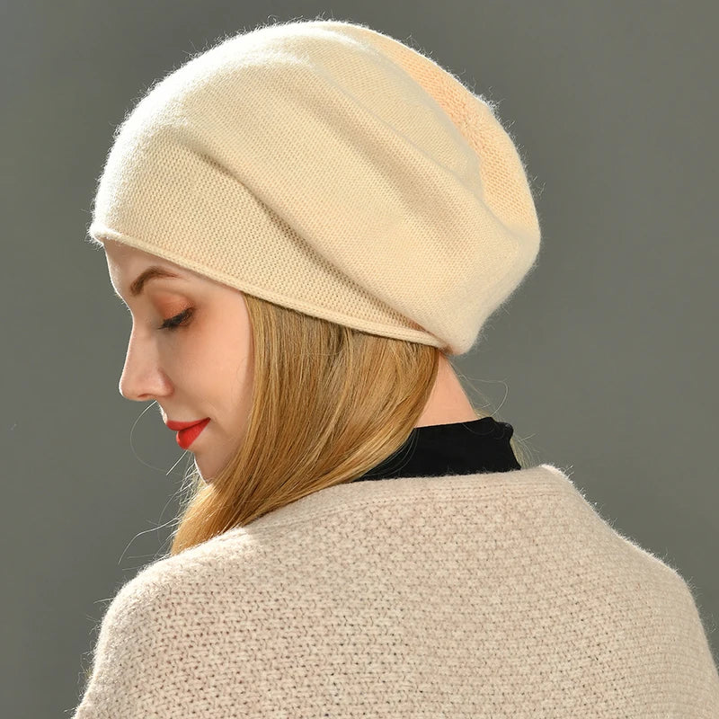 Harriet Cashmere Wool Beanie