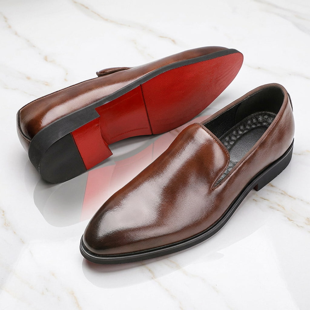 Rosso Leather Loafer