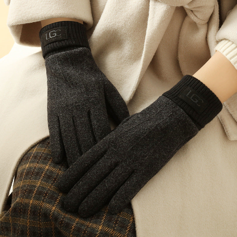 Cashmere-Wool Touchscreen Gloves