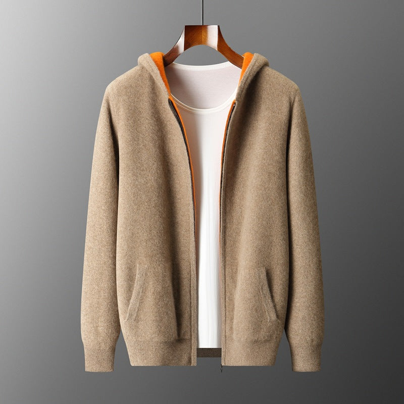 Koji Reversible Cashmere Zip Jacket