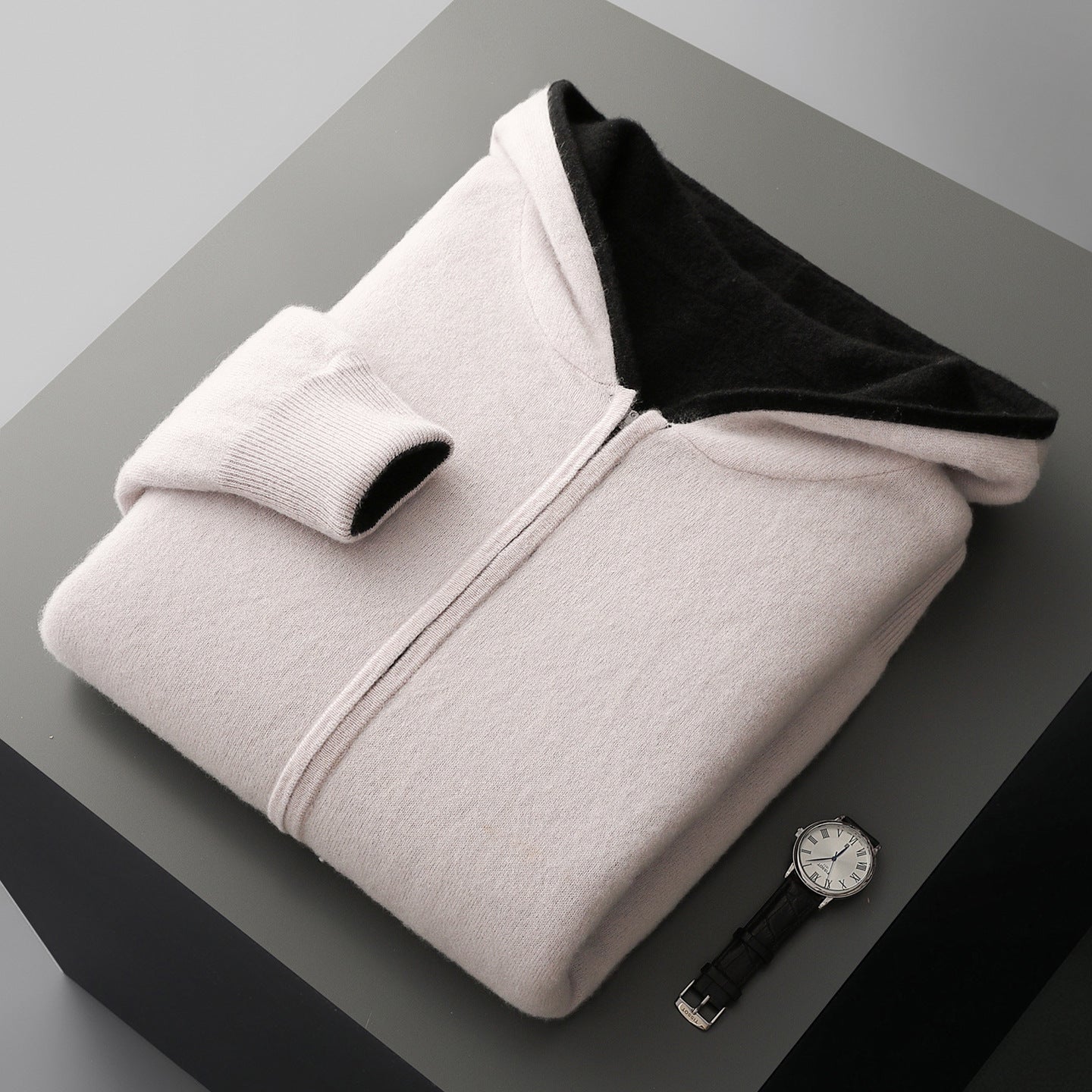 Koji Reversible Cashmere Zip Jacket