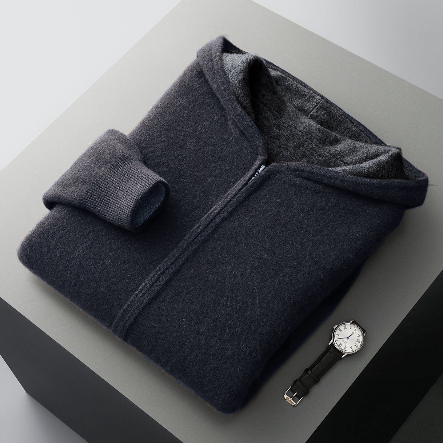 Koji Reversible Cashmere Zip Jacket