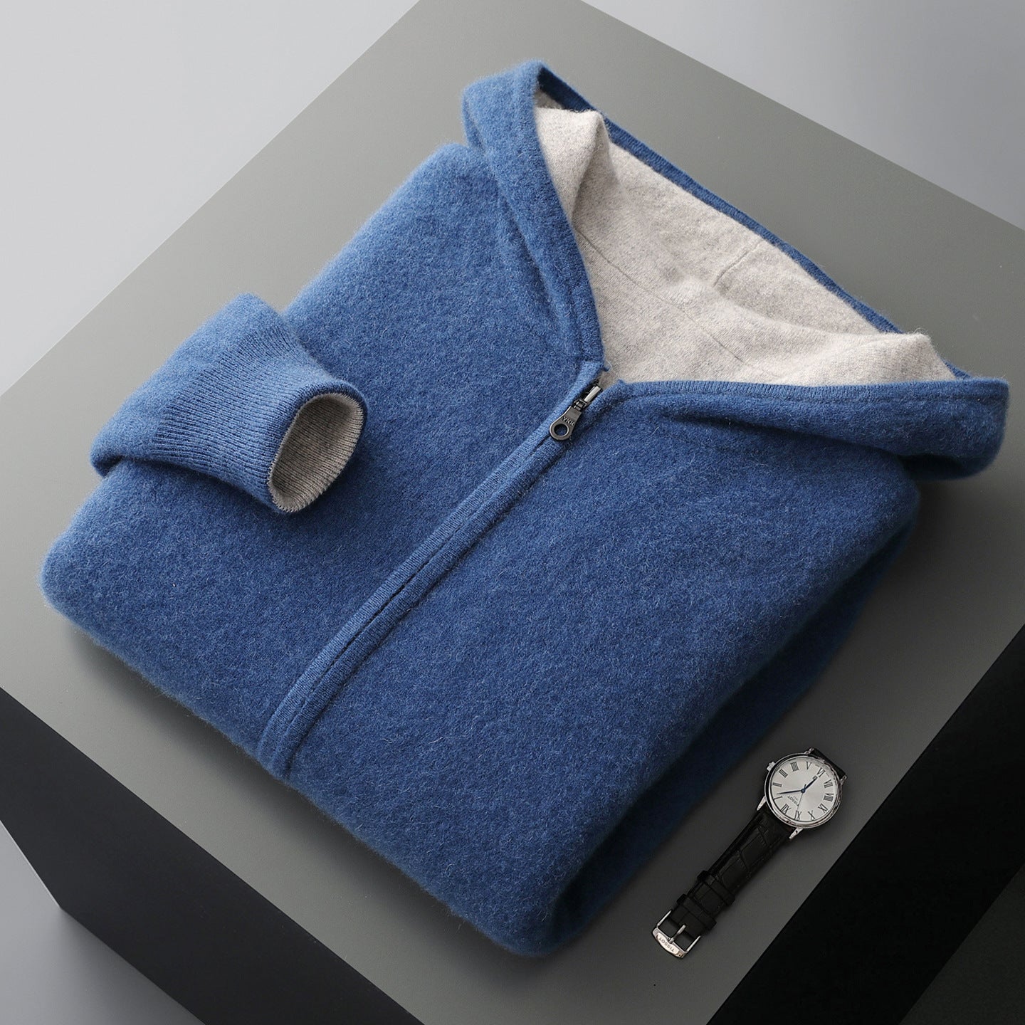 Koji Reversible Cashmere Zip Jacket