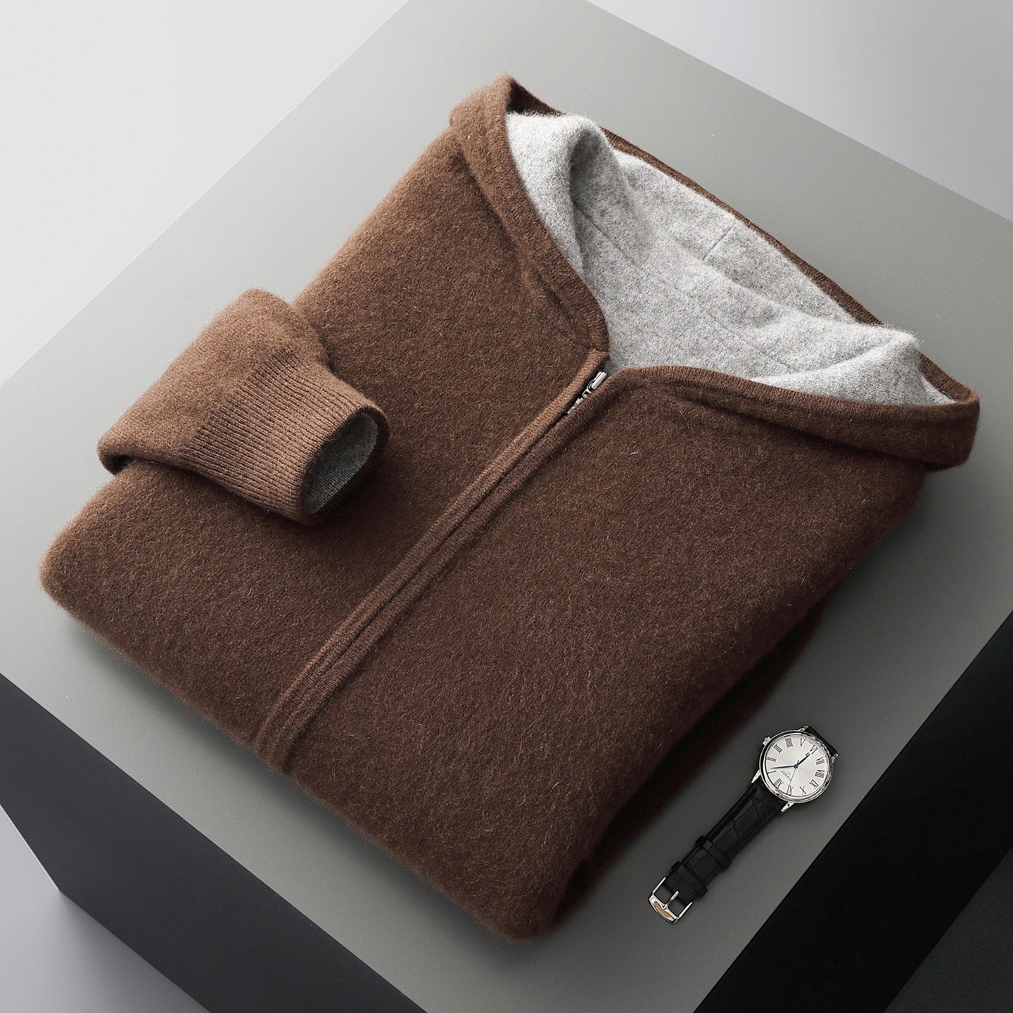 Koji Reversible Cashmere Zip Jacket