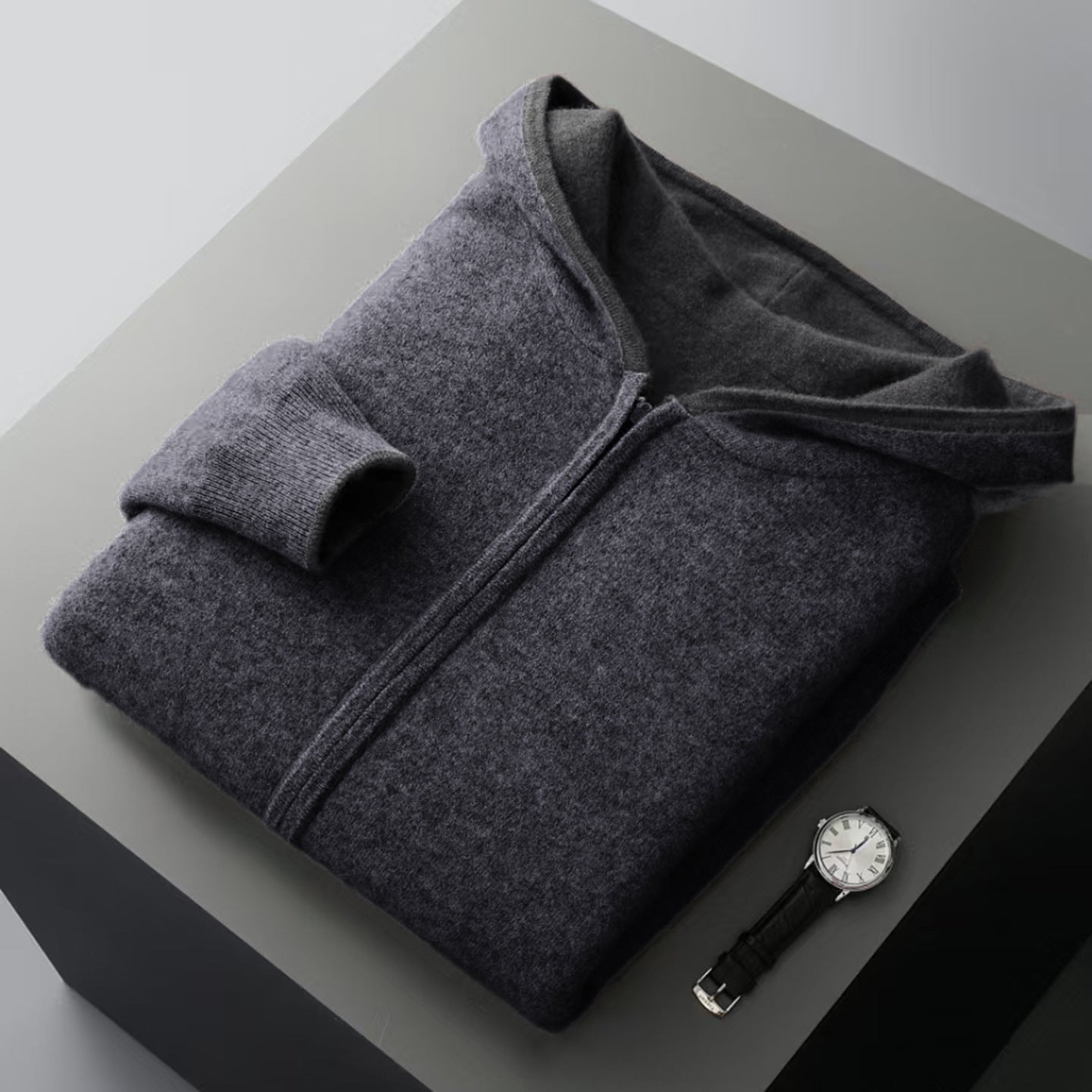 Koji Reversible Cashmere Zip Jacket