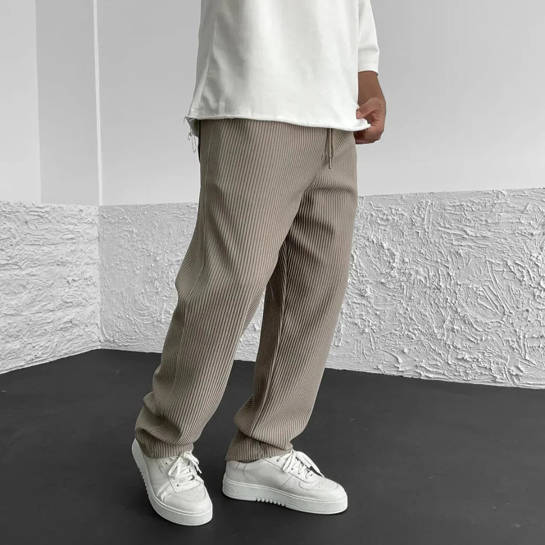 Julien Relaxed Ribbed Pants