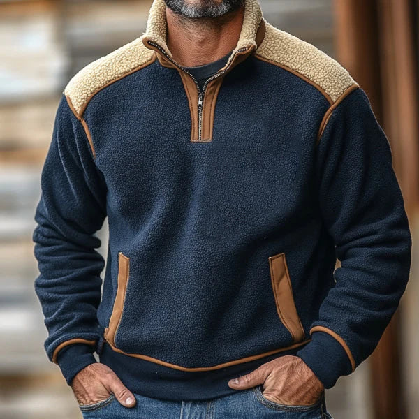 Bromley Stand-Collar Pullover