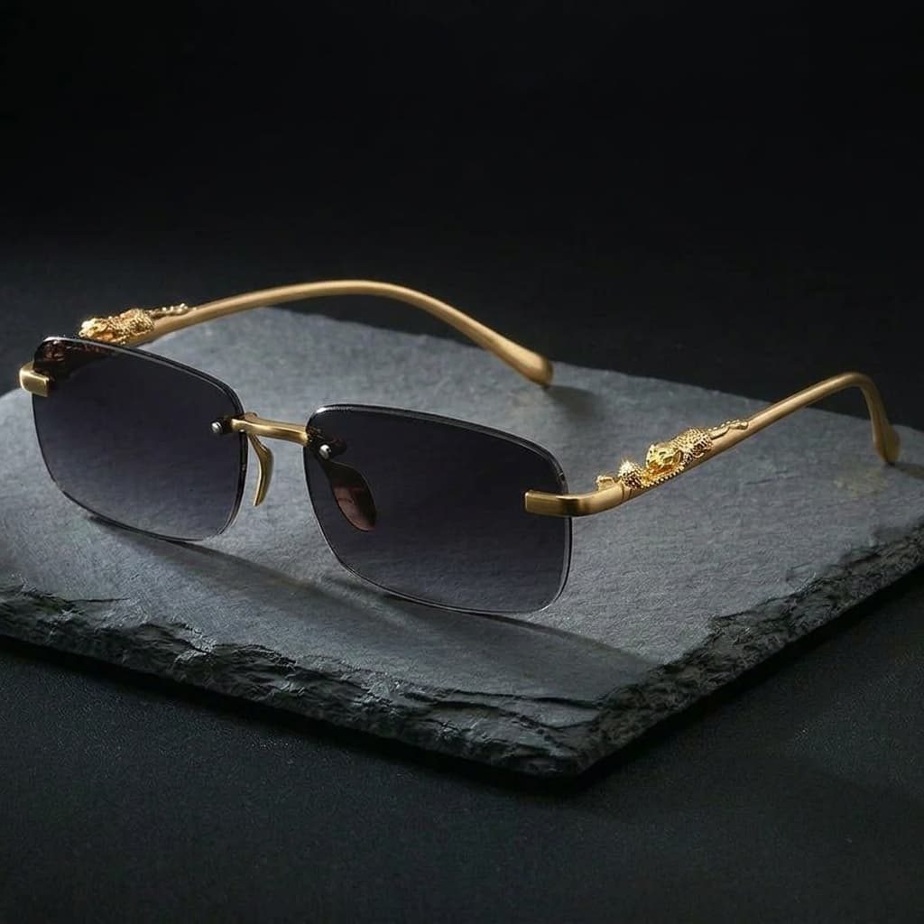Panthère Rimless Sunglasses