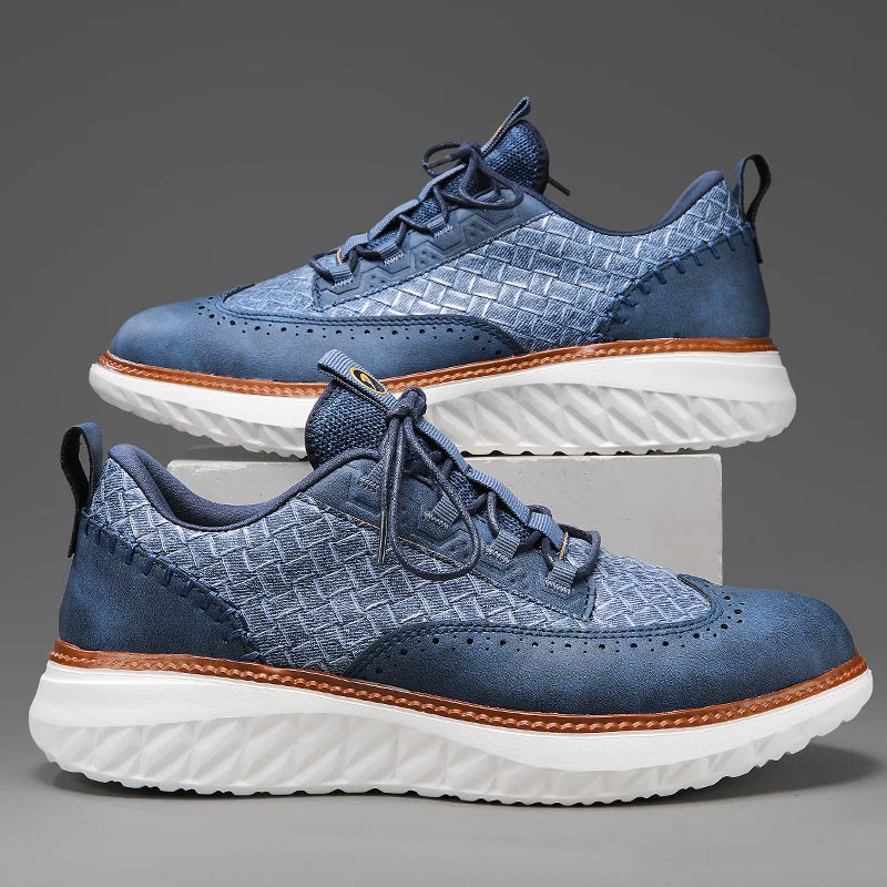 Lancaster Wingtip Leather Sneakers