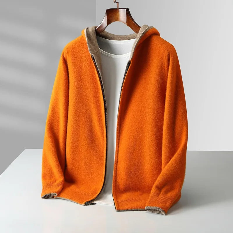 Koji Reversible Cashmere Zip Jacket