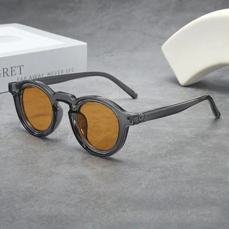 Halo Gradient Round Sunglasses