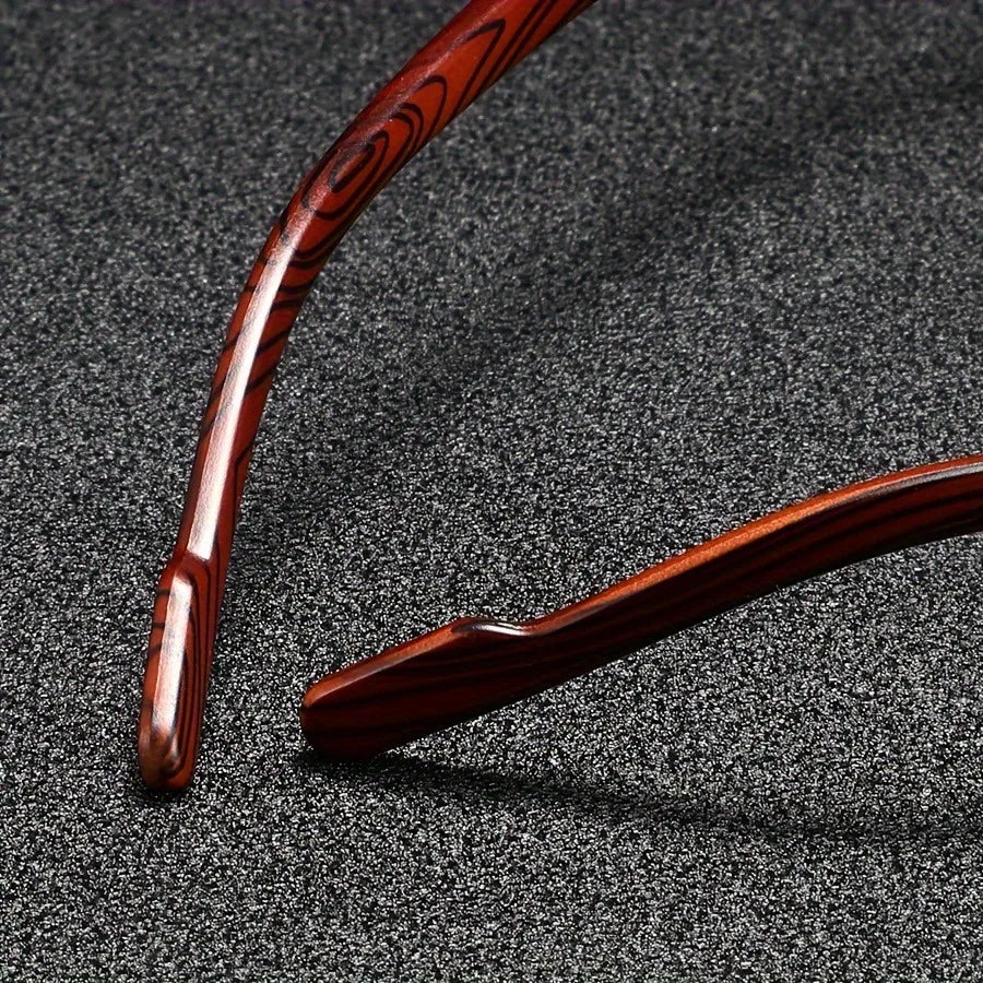 Beckett Square Wood Sunglasses