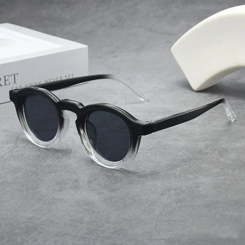 Halo Gradient Round Sunglasses