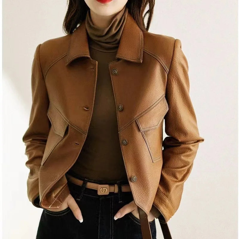 Elan Couture Vintage Leather Jacket