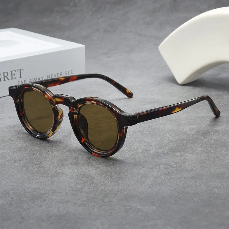 Halo Gradient Round Sunglasses
