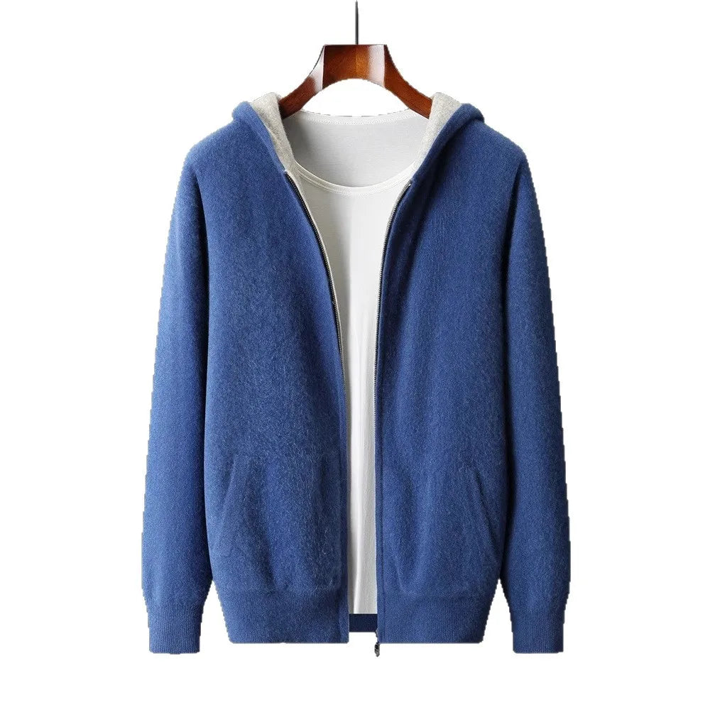 Koji Reversible Cashmere Zip Jacket