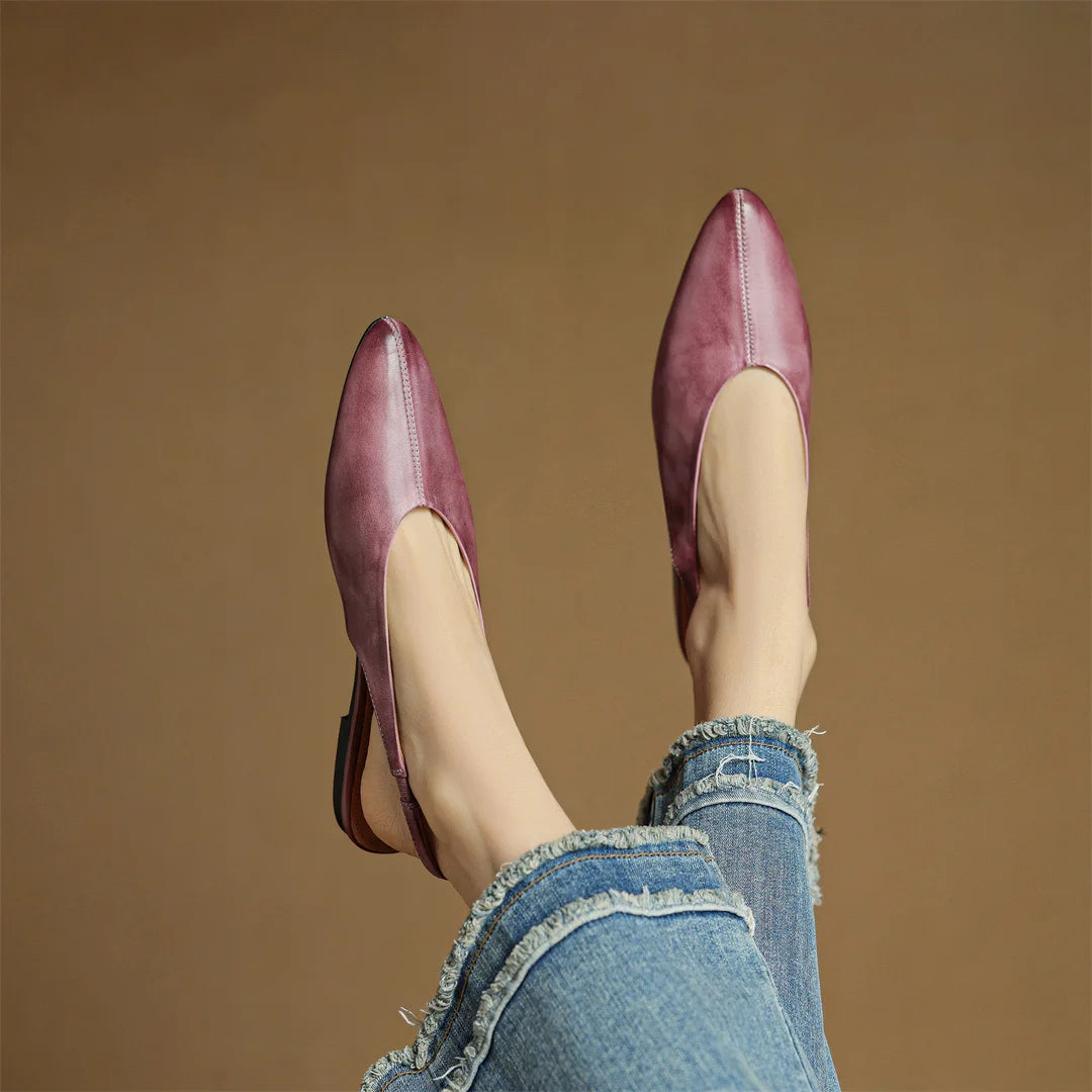 Amelie Genuine Leather Slingback