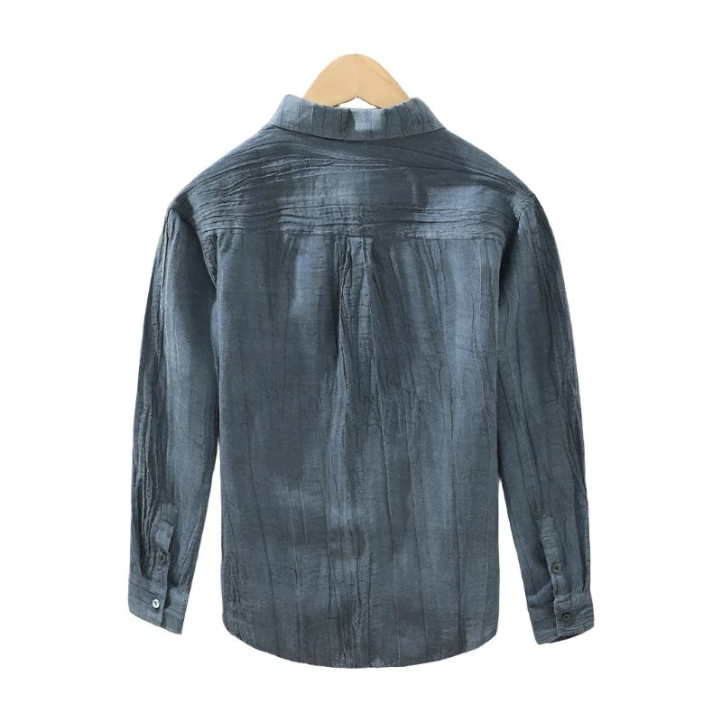 ÉMILIO LUXE Linen Button Up
