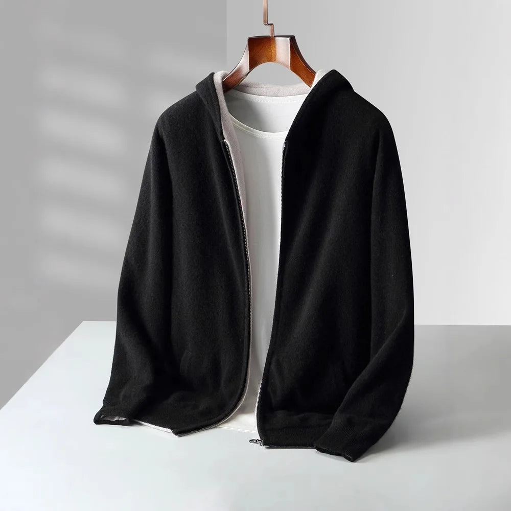 Koji Reversible Cashmere Zip Jacket
