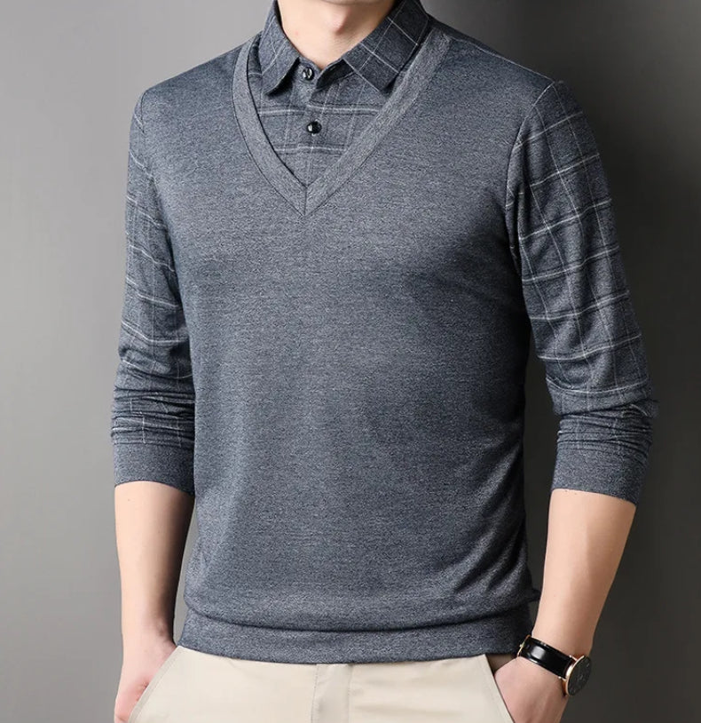 MONTGOMERY REFINED LONG SLEEVE POLO