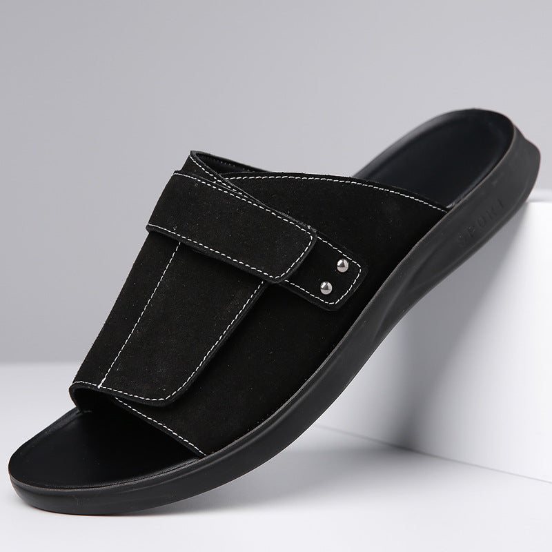 Logan Suede Slides