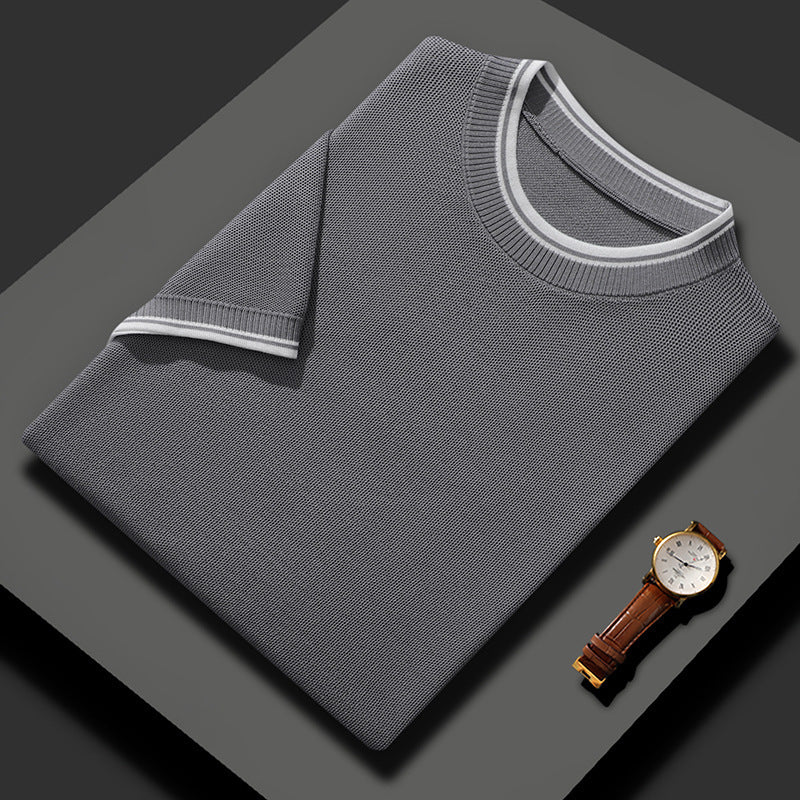 Calder Cotton Silk Short Sleeve Shirt