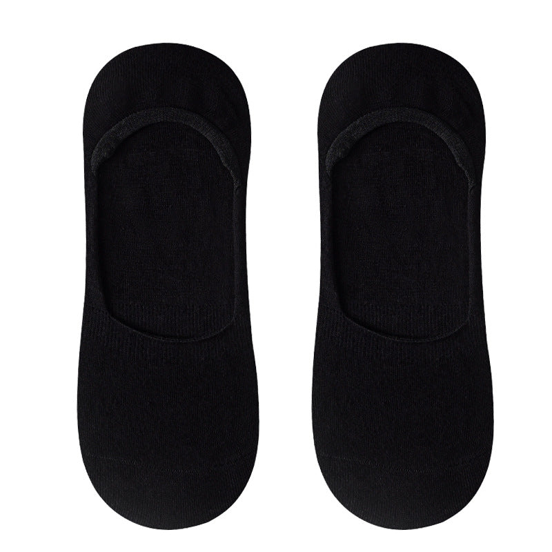 Mens Invisible Cotton Anti-Slip Socks